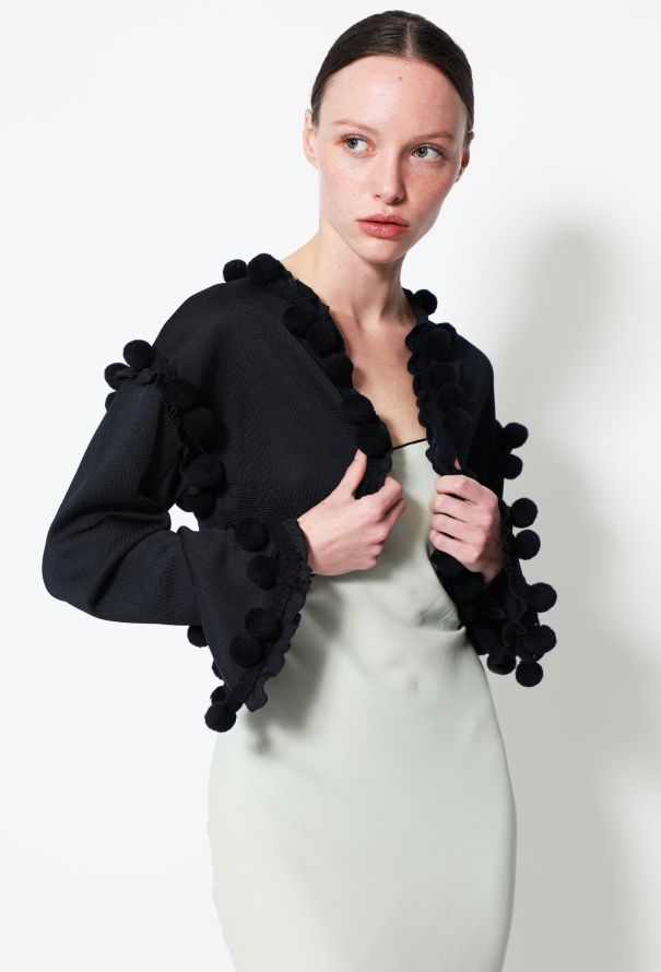 Givenchy Spring 1997 Galliano Pom Pom Bolero - 3