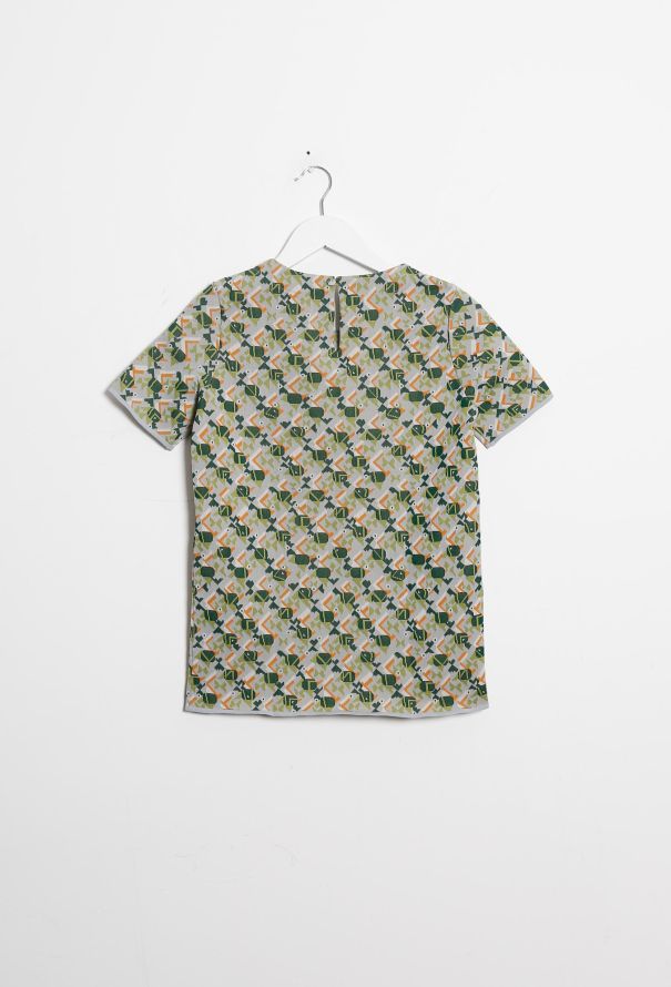 Balenciaga Resort 2011 Printed Knit Top - 7