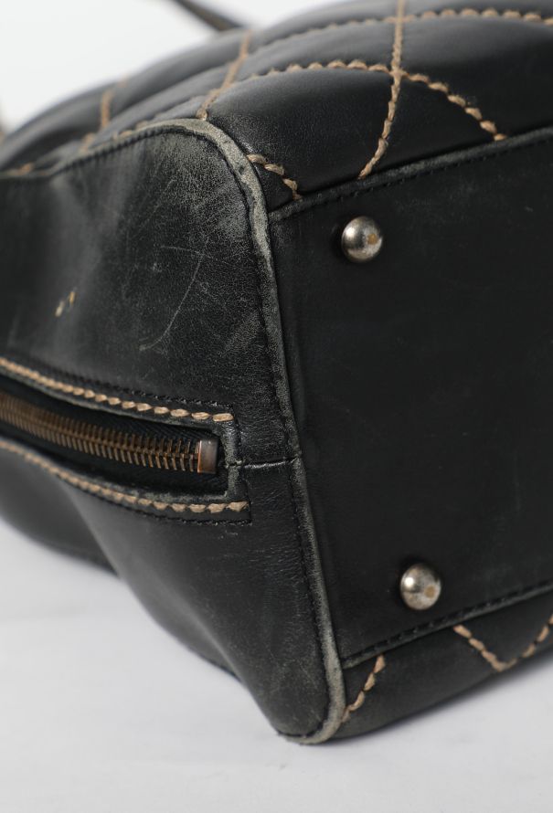 Chanel Vintage Wild Stitch Bowling  Bag - 7
