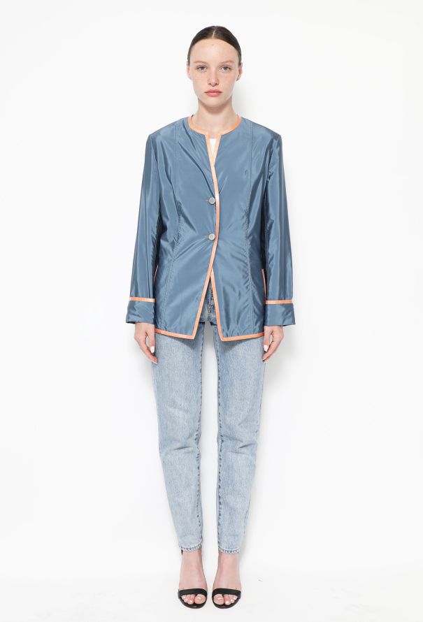 Chanel 2000 Patent Trim Jacket - 4