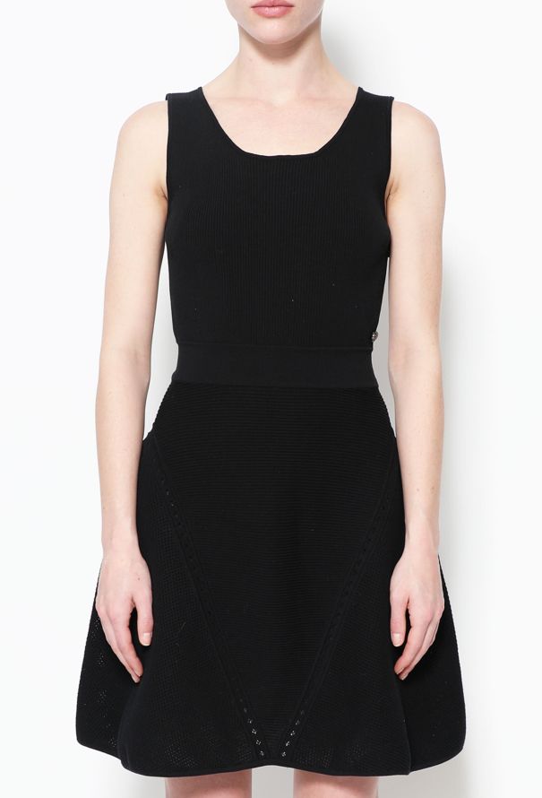 Chanel Ribbed Skater Dress - 1