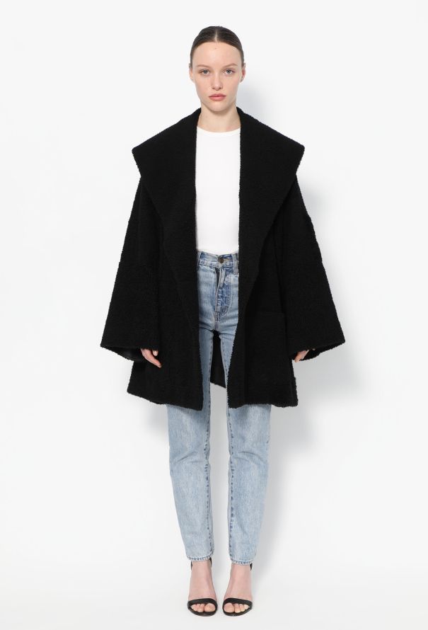 The Row 2021 Misaki Bouclé Shearling Coat - 3
