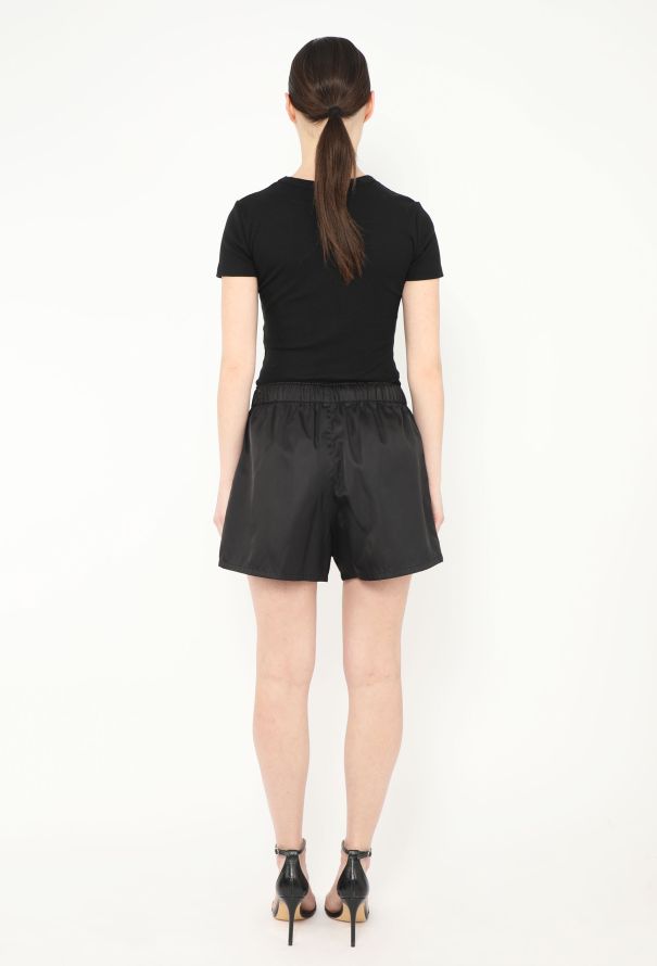 Prada 2019 Re-Nylon Logo Shorts - 4