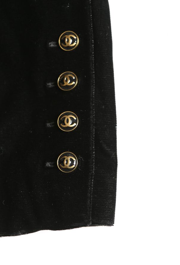 Chanel COLLECTOR F/W 1994 Velvet Jumpsuit - 7