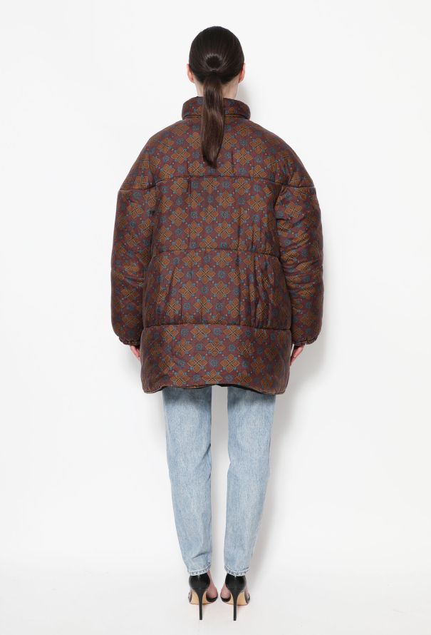 Saint Laurent Vintage Floral Puffer Jacket - 5