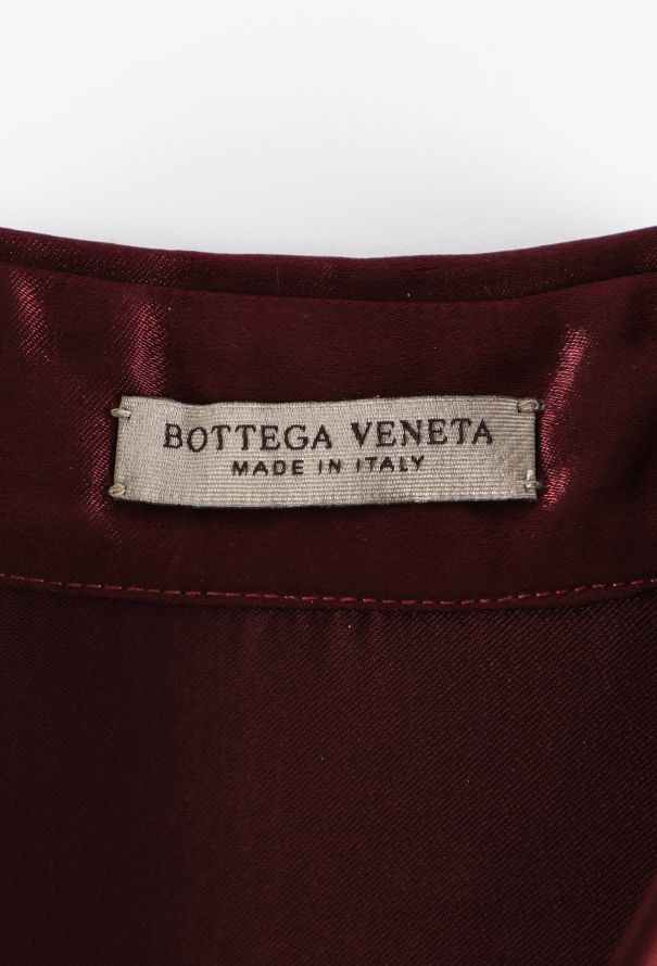 Bottega Veneta Satin Shirt Dress, 2019 - 6