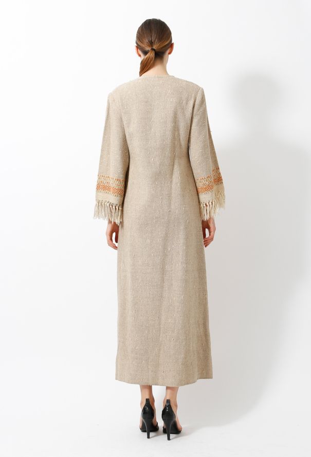 World Treasures 1960s Handwoven Kaftan - 4