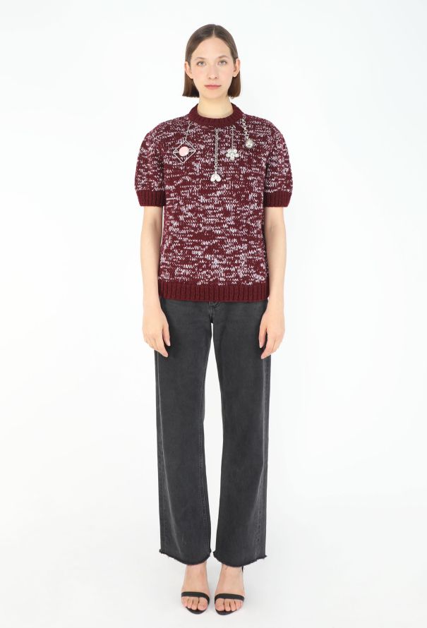 Prada F/W 2025 Charm Knit Sweater - 3