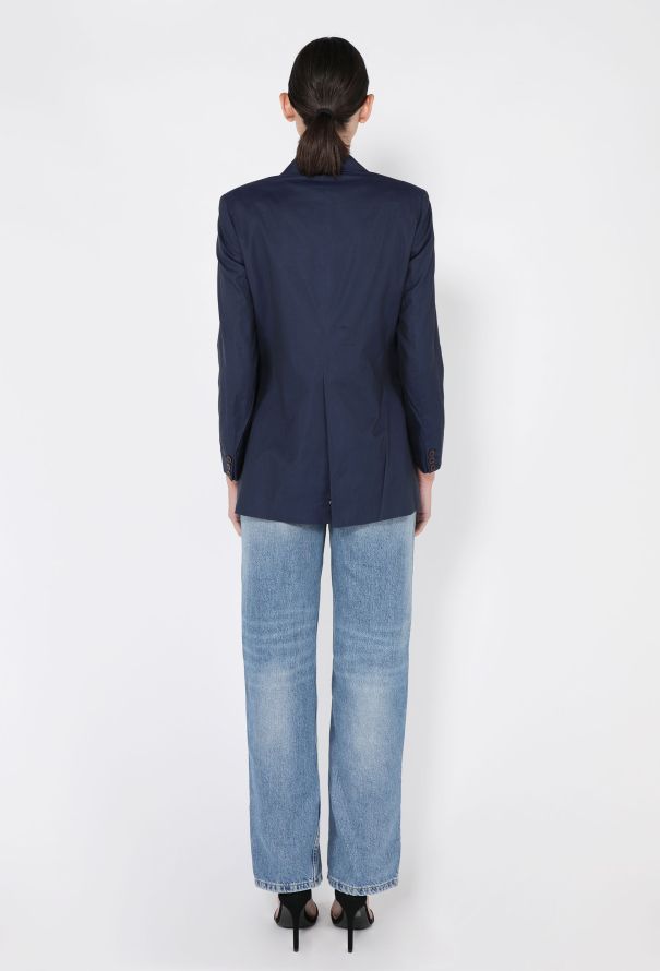 Helmut Lang Tailored Cotton Blazer, 2000s - 5