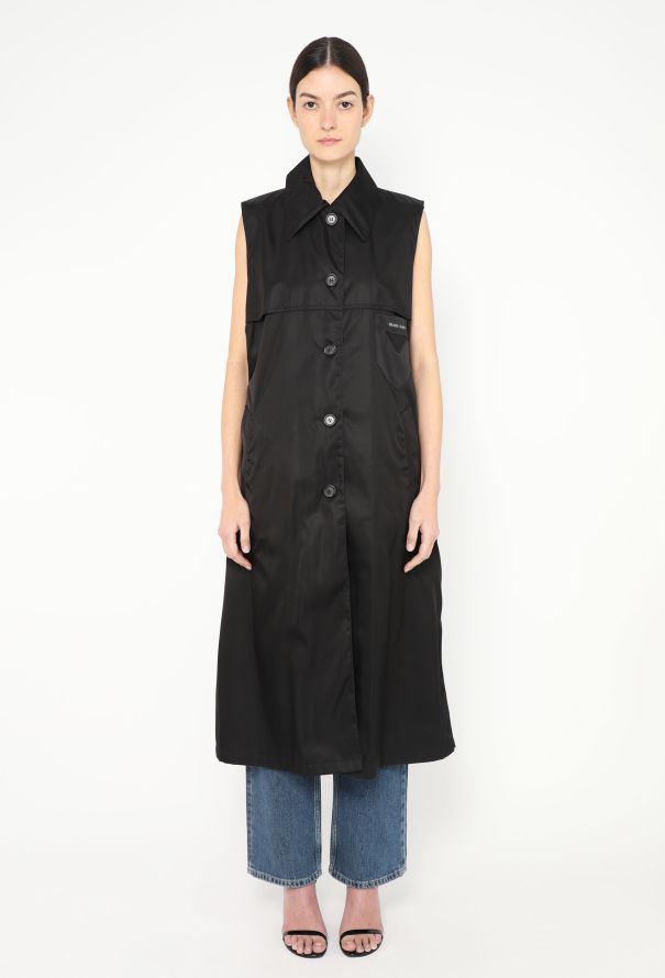 Prada 2019 Belted Nylon Trench Vest - 3