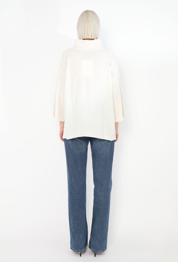Chanel Cashmere Turtleneck Sweater Off-white - 4
