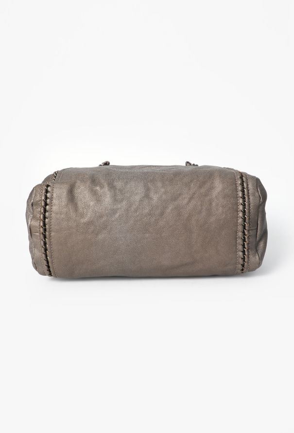 Chanel Metallic Ligne Bowler Bag - 6