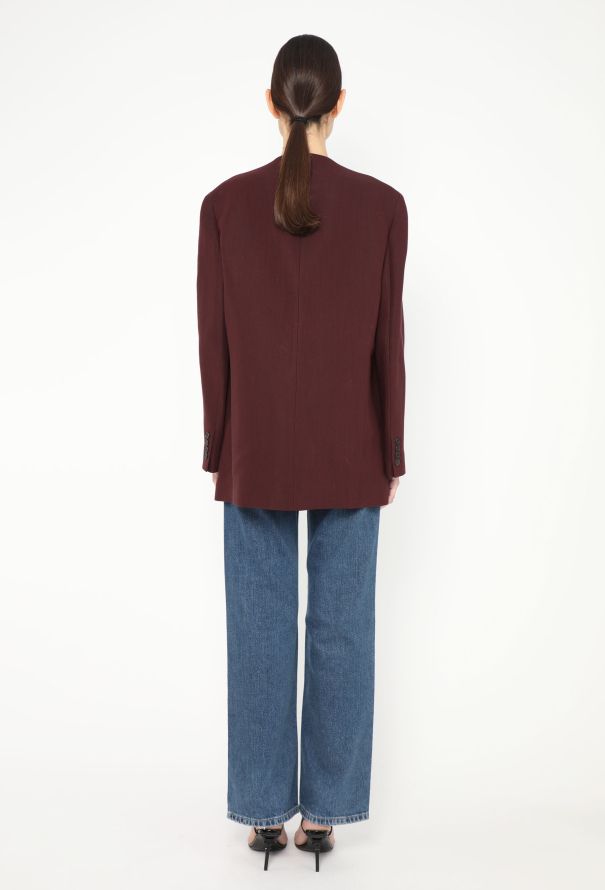 The Row F/W 2022 Fie Collarless Blazer - 6