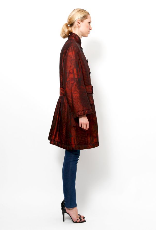 Jean Paul Gaultier 80's Reversable Silk Coat - 6