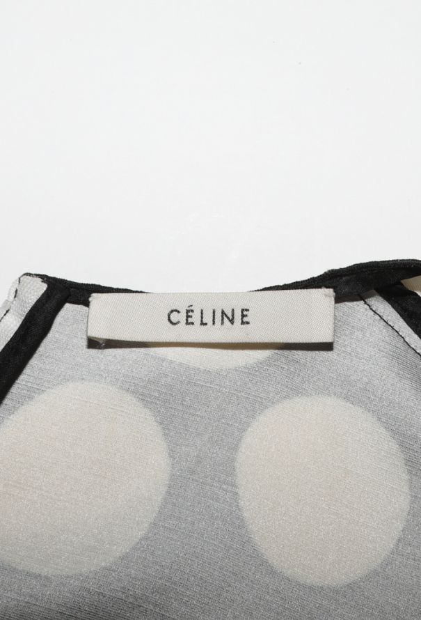 Céline Polka Dot Silk Tunic, Resort 2013 - 5