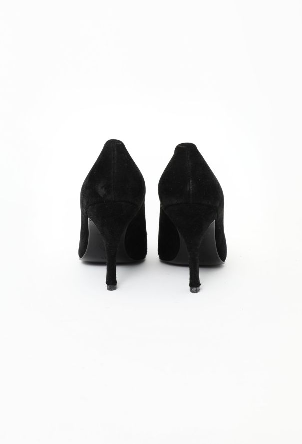 Chanel Suede Fringe Heels - 5