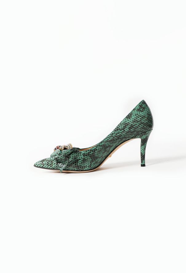 Gucci Python 'Queen Margaret' Pumps - 6