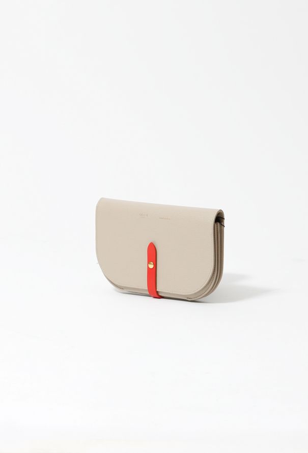 Céline Taupe Colorblock Mini Wallet - 4