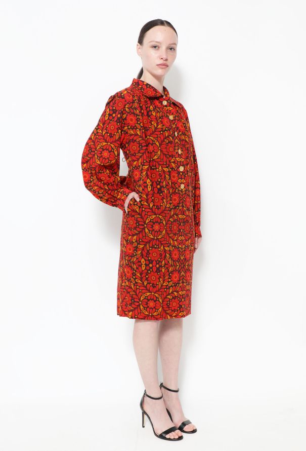 Saint Laurent Early '90s Floral Print Tunic - 3