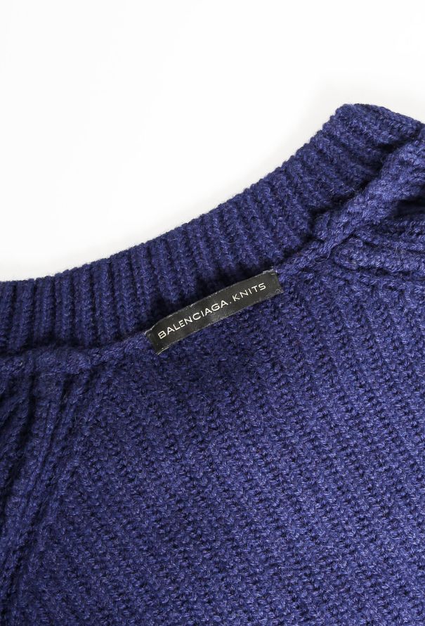 Balenciaga Ribbed Alpaca Sweater - 4