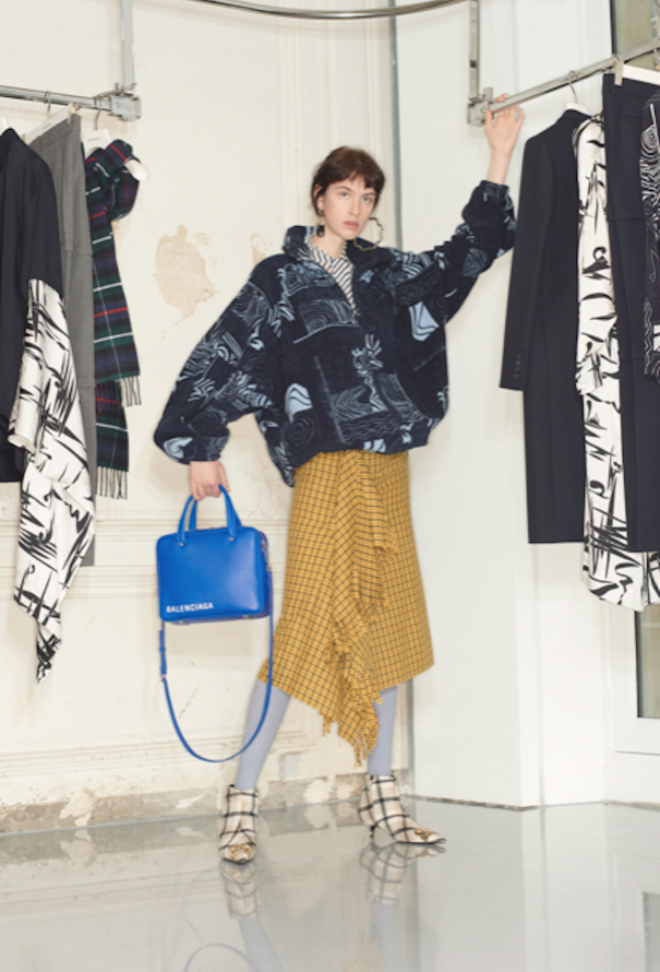 Balenciaga Pre-Fall 2018 Asymmetrical Skirt - 2