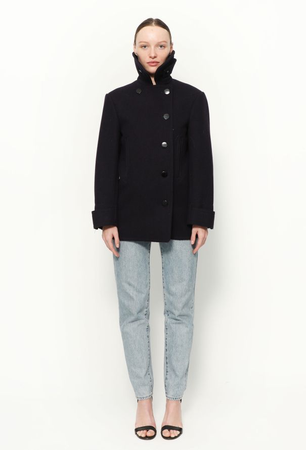 Céline F/W 2010 Wool Peacoat - 6