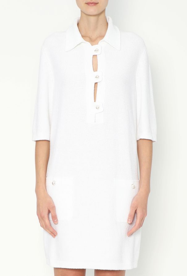 Chanel 2023 Terrycloth Polo Dress - 2