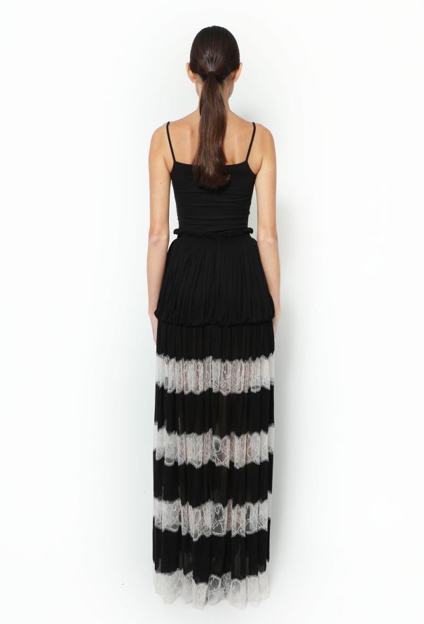 Alaïa F/W 2006 Tiered Lace Maxi Skirt - 4