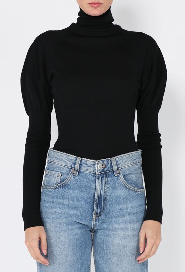 Alaïa Puff-Sleeve Bodysuit Ensemble, F/W 1989 - 5