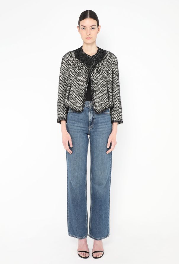 Jean Paul Gaultier Vintage Tweed Gradient Trim Jacket - 2