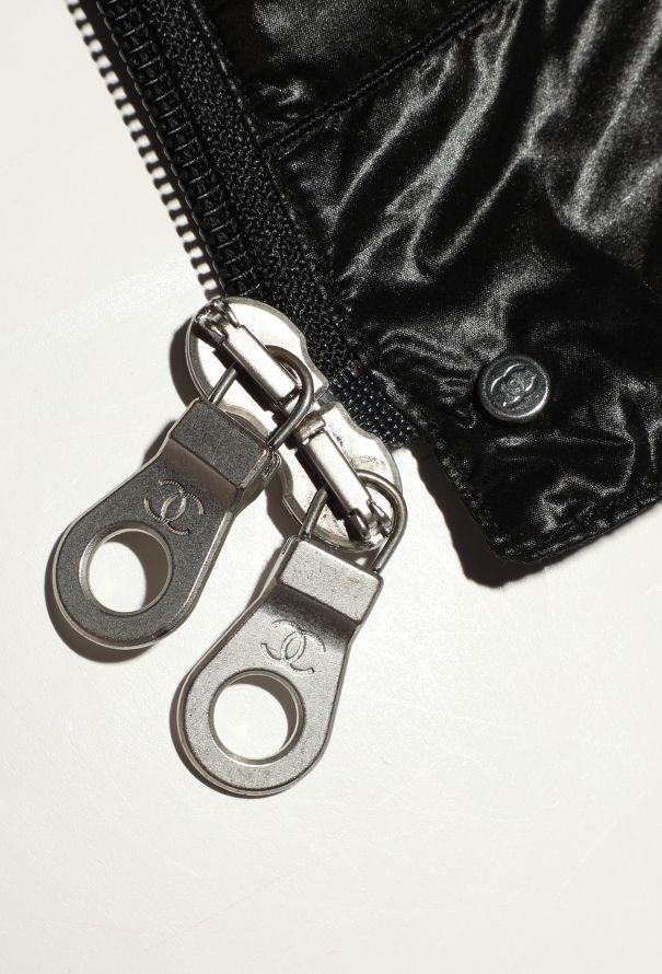 Chanel 2011 Hooded 'CC' Nylon Poncho - 7