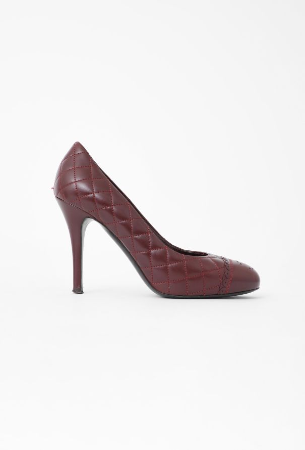 Chanel Quilted Leather 'CC' Pumps - 1