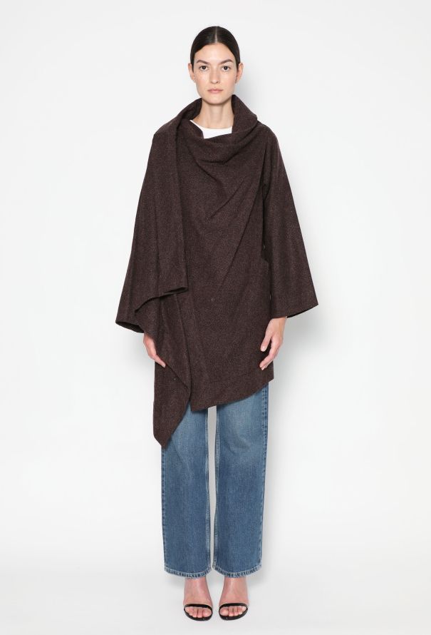 Vivienne Westwood 1993 Anglomania Draped Shawl Coat - 3