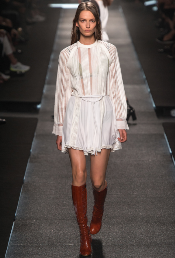 Louis Vuitton S/S 2015 Geometric Eyelet Dress - 2