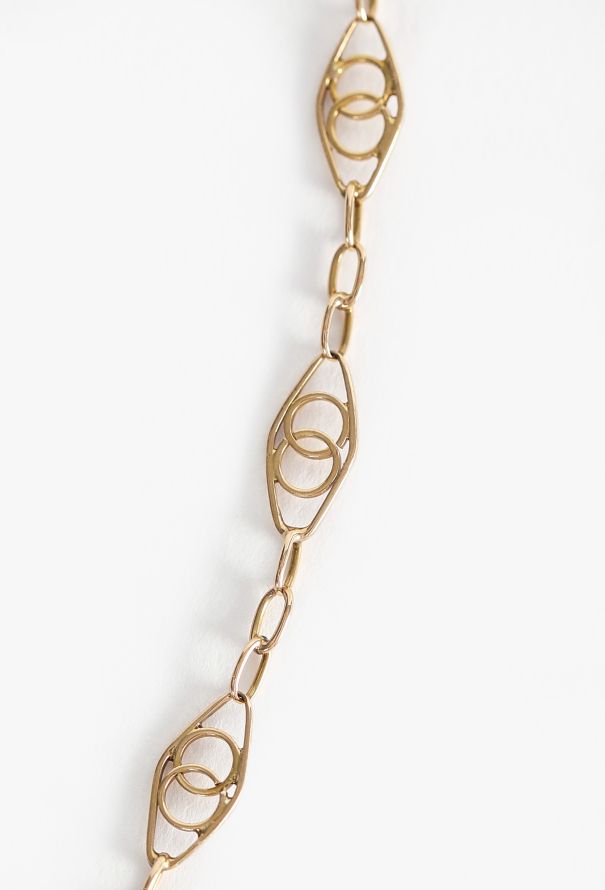 Vintage Fine Jewelry Antique 18k Yellow Gold Chain Necklace - 3