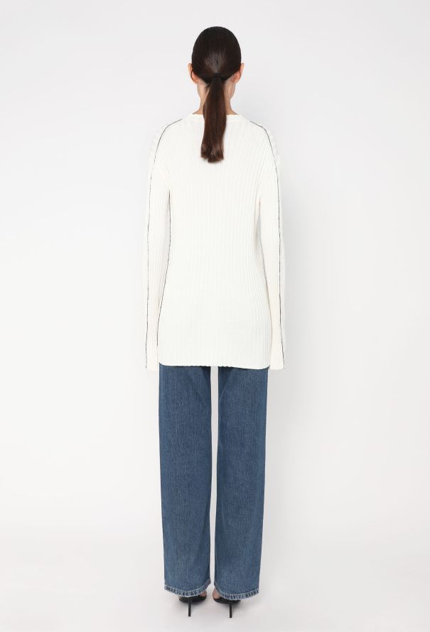 Céline 2014 Ribbed Slit Sweater - 4