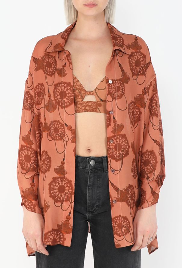 Hermès Cliquetis Silk Tunic, S/S 2022 - 7