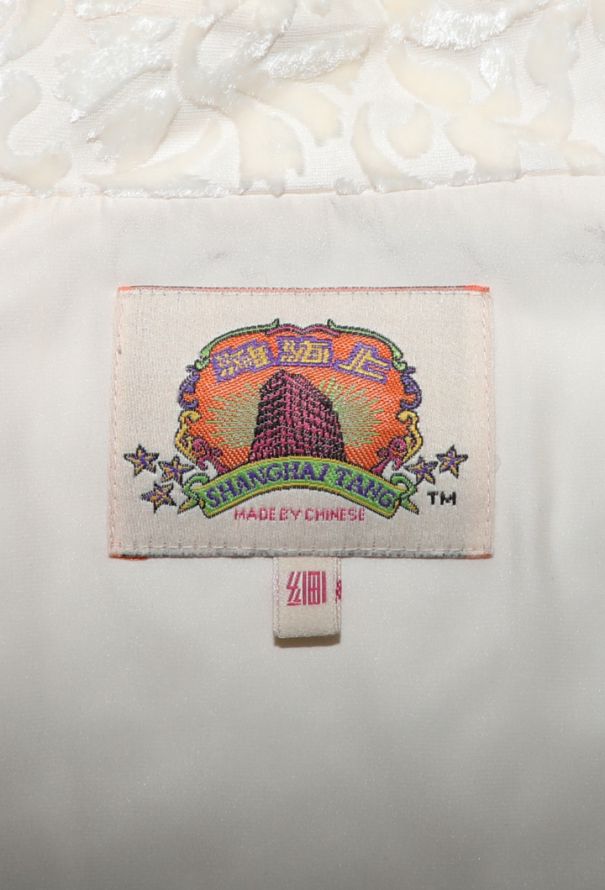 Shanghai Tang Velvet Devoré Top, 1990s - 5