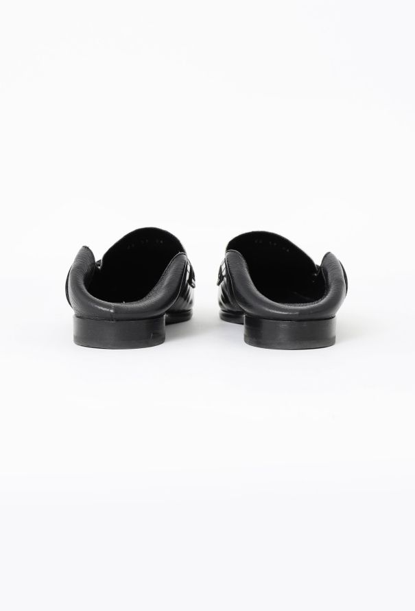 Loewe 2020 Folded Leather Penny Loafers - 4