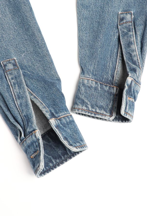 Chloé Pre-Fall 2016 Denim Pocket Top - 9