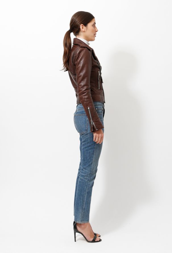 Balenciaga Biker Leather Jacket - 6