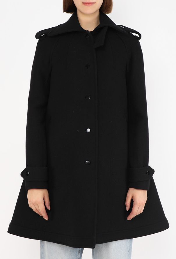 Balenciaga Flared Épaulette Coat, F/W 2003 - 3