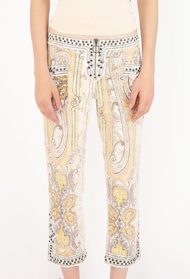 Isabel Marant Jalyne Studded Paisley Pants, S/S 2013 - 1