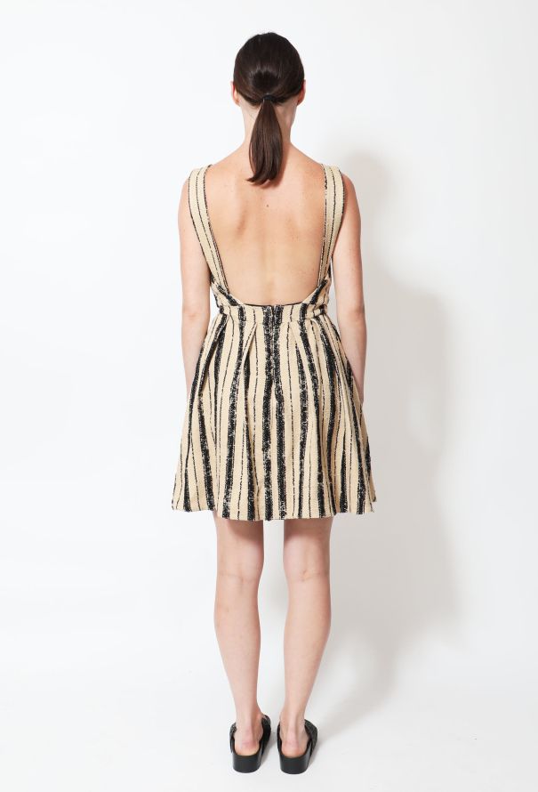 Dior S/S 2020 Woven Silk Skater Dress - 4