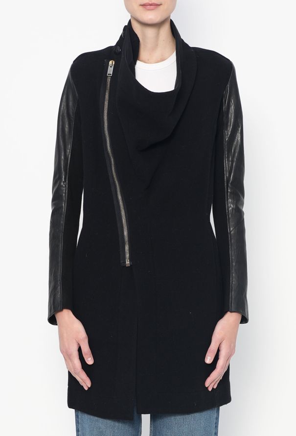 Rick Owens Draped Cashmere Coat - 2