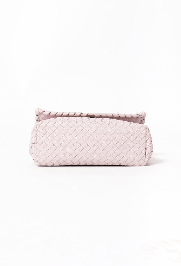 Bottega Veneta Olimpia Intrecciato Shoulder Bag Mauve pink - 5