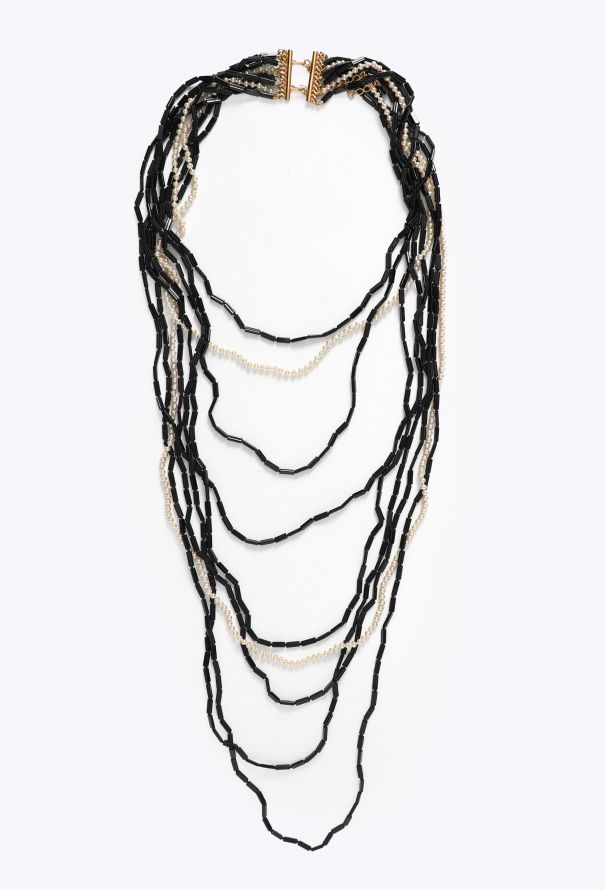 Chanel 2000s Multi-Strand Pearl Necklace - 1