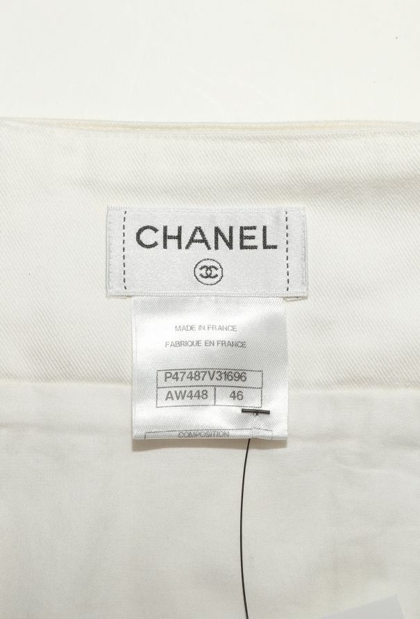 Chanel Resort 2014 Denim 'CC' Skirt - 7