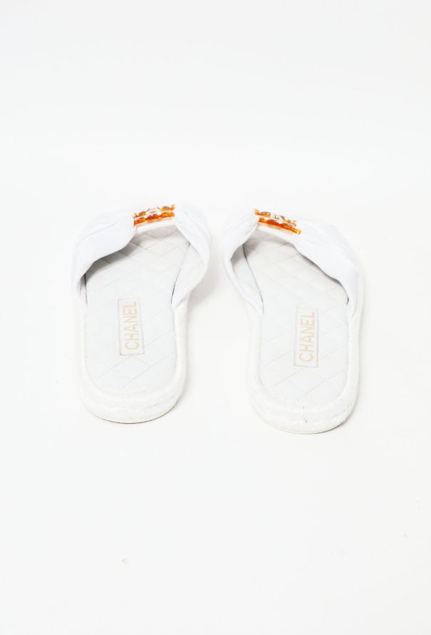 Chanel 2021 Quilted 'CC' Slides - 4