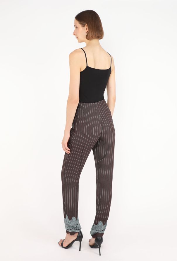 Jean Paul Gaultier Pinstripe Lace Suit, S/S 1997 - 8